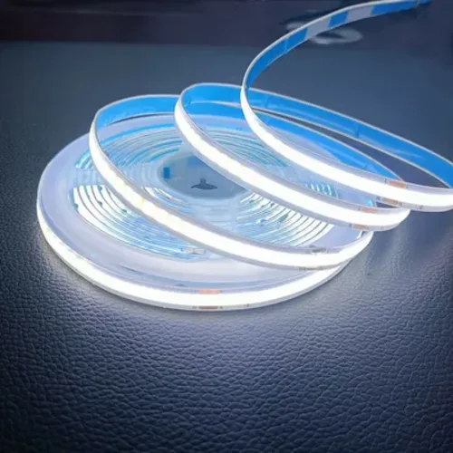 Bandă LED COB lumină albă rece 6500K